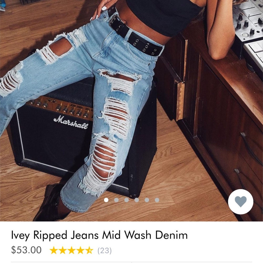 Princess Polly Ripped Jeans